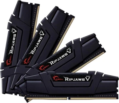 G.SKILL 32GB(4x8GB) Ripjaws V Series Desktop Memory Model F4-4000C18Q-32GVK - Image 1 of 4