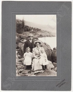 Familia imperial rusa de la década de 1910 de vacaciones en Crimea foto grande paisaje ALUPKA - Imagen 1 de 2