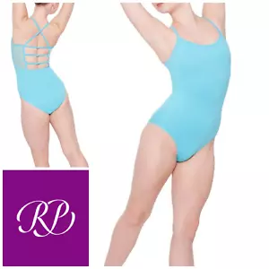 Russian Pointe Leotard Ballet Size L UK 12 - 14 Energy Dance Dancing - Blue - Picture 1 of 5