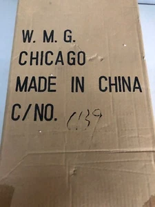 Vintage Wooden handmade red Child's Toy Red Wagon Country Decor WMG NIB - Picture 1 of 2