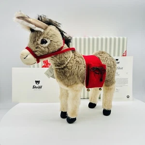 SALE Steiff 007361 Donkey Asinus Limited 1225 from 2022 34cm Mohair - Picture 1 of 7