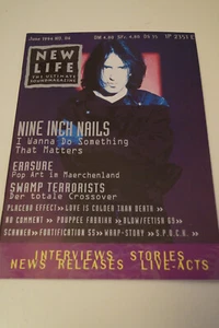 New Life 6-94 Wave EBM Synth Pop Mag - Nine Inch Nails Erasure Love is colder.. - Imagen 1 de 2