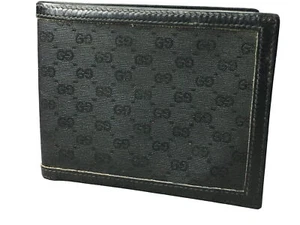 Gucci Africa Collection Micro GG Supreme Monogram Folding Wallet Black Rare - Bild 1 von 4