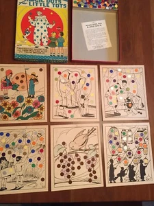 Vintage Milton Bradley Magic Dots For Little Tots Toy #4687 - Picture 1 of 7