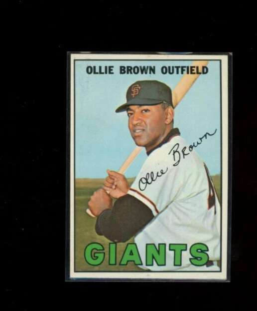 1967 Topps Ollie Brown  San Francisco Giants #83 - Image 1 of 2