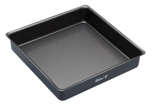 MasterClass Sandwich Tin Loose Bottom Cake 8 Inch 20cm Square Non Stick Shallow - Picture 1 of 8