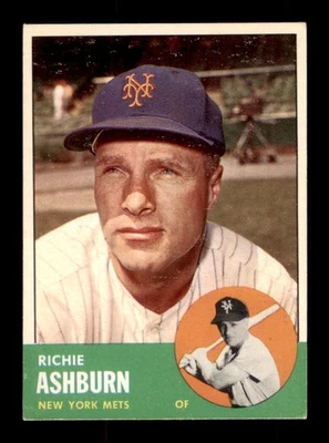 1963 Topps # 135 Richie Ashburn EX-EXMINT - Image 1 of 2