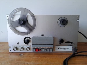 Registratore a nastro vintage 1968 Telex Magnecord 1021 bobina a bobina buono stato funzionante - Foto 1 di 21