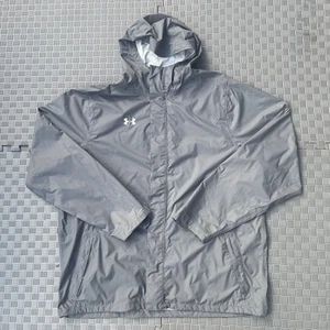 Under Armour Storm Regenjacke Herren 2XL grau wasserdicht getapte Nähte Kapuze - Bild 1 von 10
