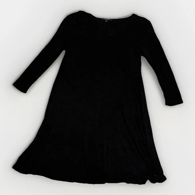 Blusa Ambiance Negra Suave Fluida Talla S Costura Única En la Espalda Foto 1 de 4