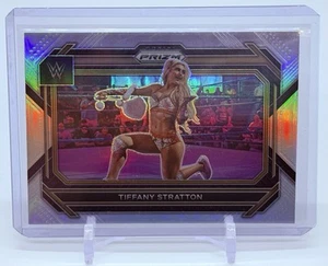 2023 Panini Prizm WWE Tiffany Stratton #51 True Silver Prizm Women’s Champ NXT - Bild 1 von 2
