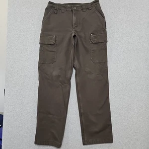 Duluth Trading Co Feuerwehrhose Fleece gefütterte Hose Herren 36x36 Relaxed Fit dunkelbraun - Bild 1 von 12