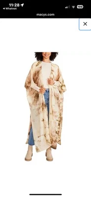Кимоно Steve Madden Tie Dye Woven Duster - Изображение 1 из 4