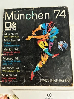 MUNCHEN 74 - ALBUM FIGURINE PANINI CALCIATORI - Mondiale 1974 - Completo - Immagine 1 di 4