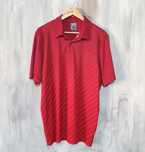 Oakley Golf T-Shirt Herren XL Dri Fit Collared Polo leicht kurzarm rot - Bild 1 von 8