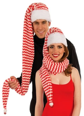 FORUM SANTA COZY WRAP CHRISTMAS HOLIDAY HAT ACCESSORY 72219 - Image 1 of 2