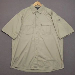 Blackhawk Warrior Wear Hemd Herren Größe XL hellbraun Knopfleiste Kurzarm Tactical - Bild 1 von 15