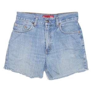 LEVI'S 504 Womens Jorts Shorts Blue M W30 - Picture 1 of 6