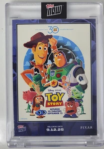 2025 Disney Topps NOW Toy Story 30th Anniversary Card - In Hand - Bild 1 von 2