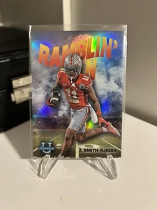 2022 Topps Bowman University - Jaxon Smith-Njigba - Ohio State Ramblin’ Man - Bild 1 von 2