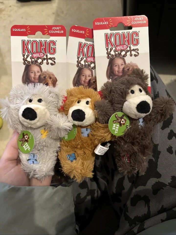 Juguete de oso nudos salvajes KONG NKR5 Foto 1 de 1