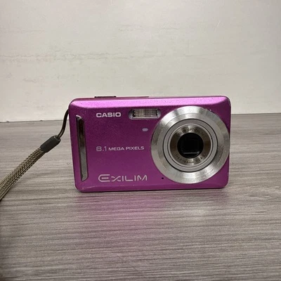 Casio Exilim EX-Z9 8.1MP Digital Camera Pink See Description - Image 1 of 4