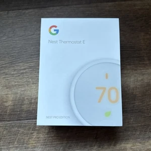 Google Nest Thermostat E T4001ES Programmable Thermostat - White - Picture 1 of 7
