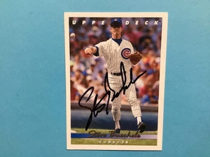 1993 Topps Steve Buechele #159 Chicago Cubs HANDSIGNIERT - Bild 1 von 1