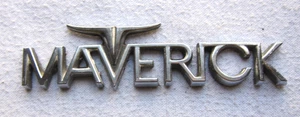 Vintage 1970's Maverick Car Emblem GC - Bild 1 von 2