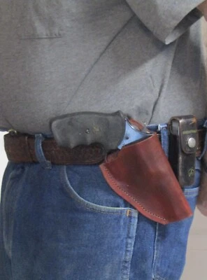 Right Hand Crossdraw Belt Holster for Charter Arms Bulldog w/ 3 inch Barrel - Image 1 of 3