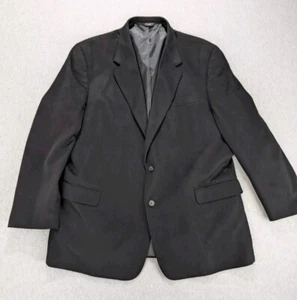 Grant Thomas Jacket Black 100% Cashmere Lord Taylor Blazer Sport Dress Coat 46R - Picture 1 of 11