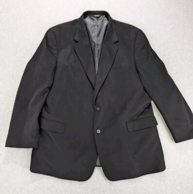 Chaqueta Grant Thomas Negra 100% Cachemira Lord Taylor Blazer Vestido Deportivo Abrigo 46R Foto 1 de 4