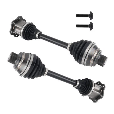 Pair Front Left Right CV Drive Axle For Audi Q5 2013 2014 2015 2016 2017 - Image 1 of 4