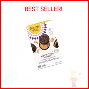 Simple Mills, Cocoa Cashew Crème Sandwich Cookies - Gluten Free, Vegan - Picture 1 of 2