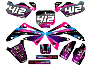 2003-2013 CR 85 SURGE Pink Senge Graphics Kit Compatible with Honda - Picture 1 of 10