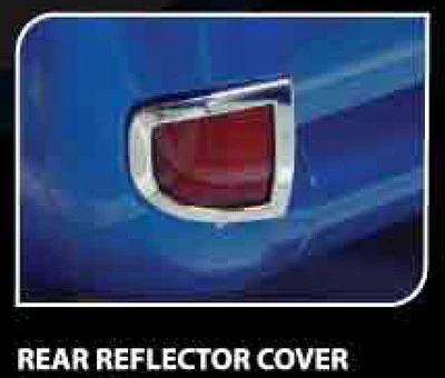 CHROME BACK REAR REFLECTOR COVER FOR MITSUBISHI TRITON L200 2005 - 2013 - Image 1 of 4