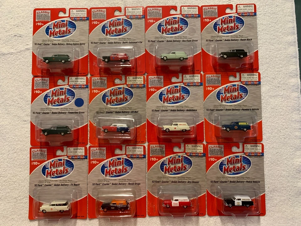 Mini Metals HO Scale '53 Ford Courier Sedan Delivery Car each sold separately - Image 1 of 1