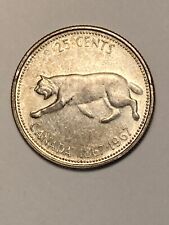 1967 CANADA 25 Cent CENTENNIAL SILVER Coin