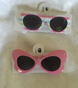 Gymboree PALM SPRINGS Pink Butterfly or Ric Rac Design Sunglasses NWT Choice - Picture 1 of 3
