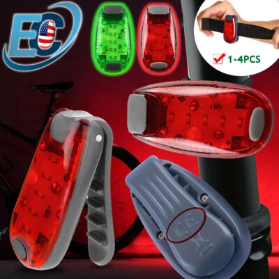 Luz LED Trasera Bicicleta Bicicleta Bicicleta Trasera Correr Seguridad Advertencia Lámpara Linterna Foto 1 de 4