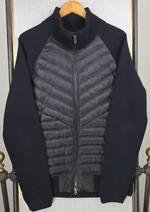 LULULEMON Mens Down Insulated Wool Hybrid Jacket Full Zip Quilted Size Large - Picture 1 of 14