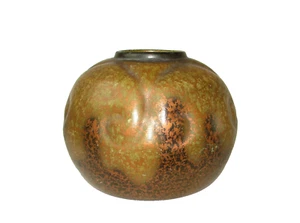 Mid Century Modern Continental Studio Art Pottery Vase signed 104 - Picture 1 of 6