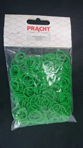 Bandas elásticas Loom Bands 600 uds. Verde claro lleno, fa. Magnífico, cintas Bandz DiY brazalete - Imagen 1 de 2