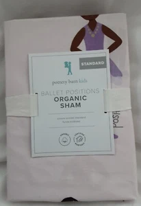 Posiciones de ballet rosa de algodón rosa Pottery Barn Kids nuevo con etiquetas - Imagen 1 de 2