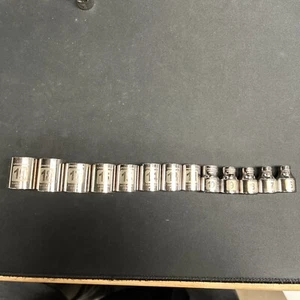 Craftsman Easy Read 13 PC 3/8 Drive Metric Sockets 6-19mm USA - Picture 1 of 7