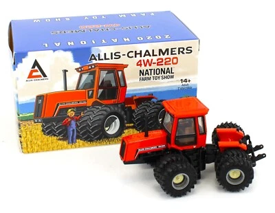 2020 TOY FARMER 1:64 ERTL*ALLIS-CHALMERS* 4W-220 *4WD* Tractor w/DUALS *NIB!* - Image 1 of 4