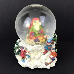 Twinkletoes Musical Waterball Snowglobe Plays Jingle Bells Used - Picture 1 of 6