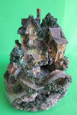 Classic Treasures Musical Cottage Water Fountain plays Music SEE VIDEO - Image 1 of 4