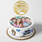 Personalised Photo Edible Icing Cake Topper Toppers 7.5 Inch Round Square