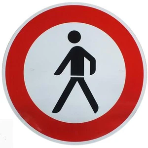 StVO Verkehrszeichen 259 Verbot für Fußgänger Verkehrsschild Verbotsschild RA1 - Bild 1 von 1
